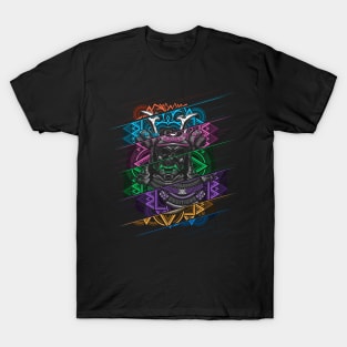 Samurai Mask Cut T-Shirt